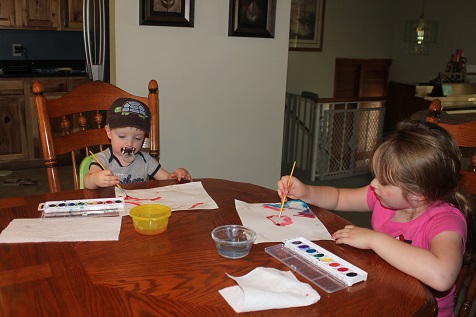 Fourth of July Watercolor Activity